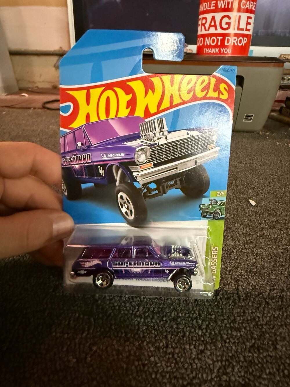 Hot Wheels HW Gassers '64 Nova Wagon Gasser Purple 145/250